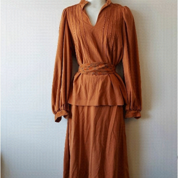 VINTAGE Pata-pouf Nina Wills skirt set - Picture 1 of 11